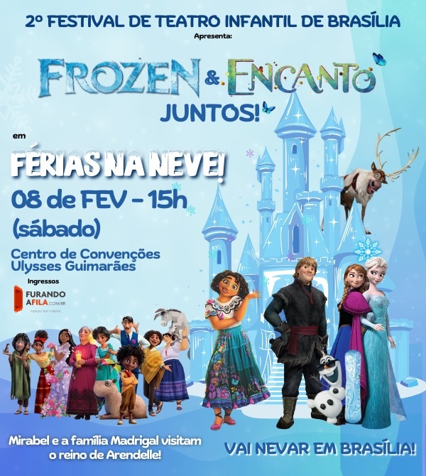 FROZEN & ENCANTO JUNTOS: FÉRIAS NA NEVE!