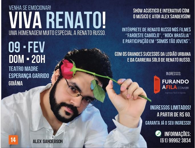 VIVA RENATO! UMA HOMENAGEM MUITO ESPECIAL A RENATO RUSSO